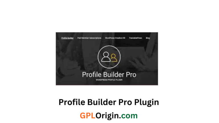 Profile Builder Pro Plugin Free Download v3.12.8 Full Working
