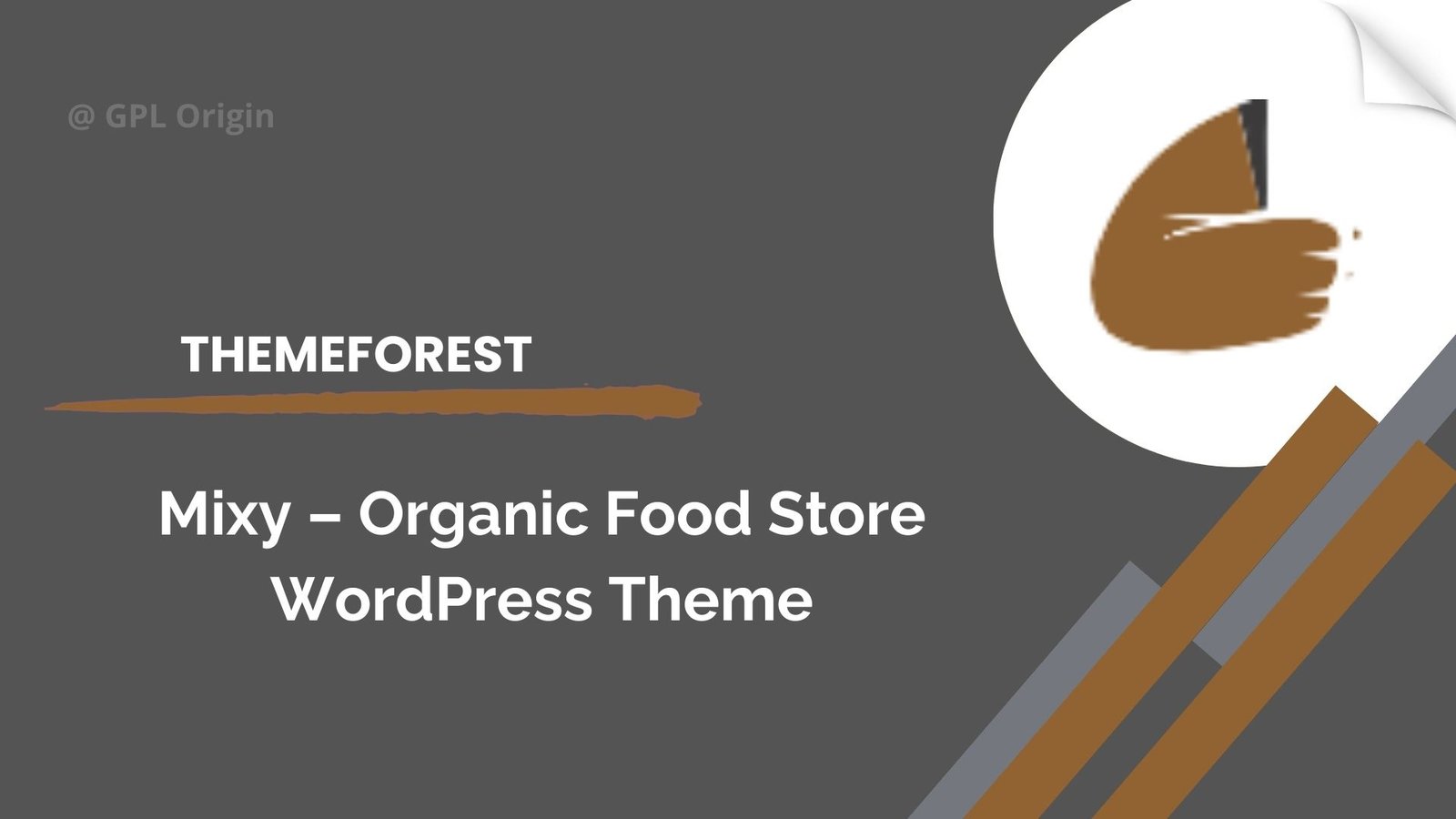 Mixy – Organic Food Store WordPress Theme