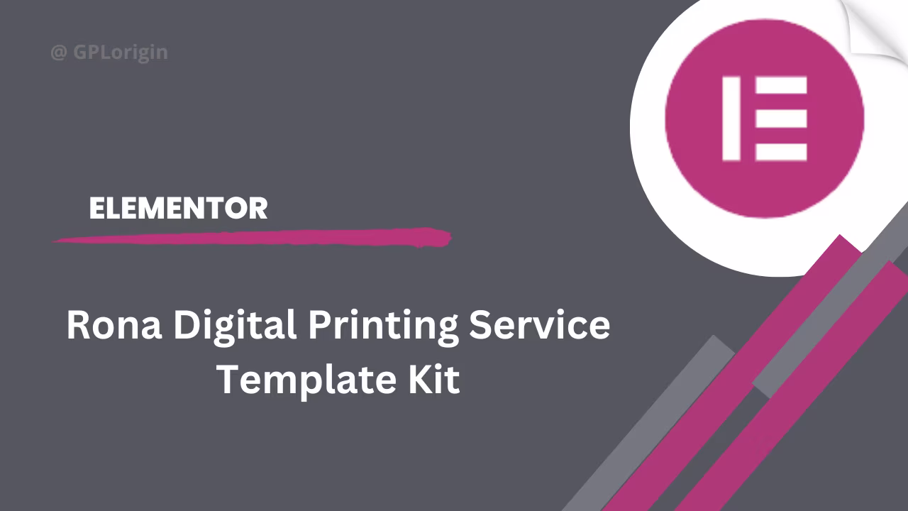 Rona Digital Printing Service Template Kit