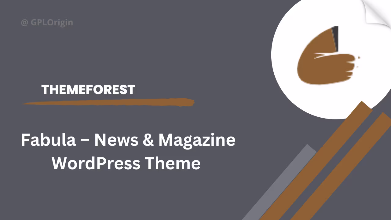 Fabula – News & Magazine WordPress Theme